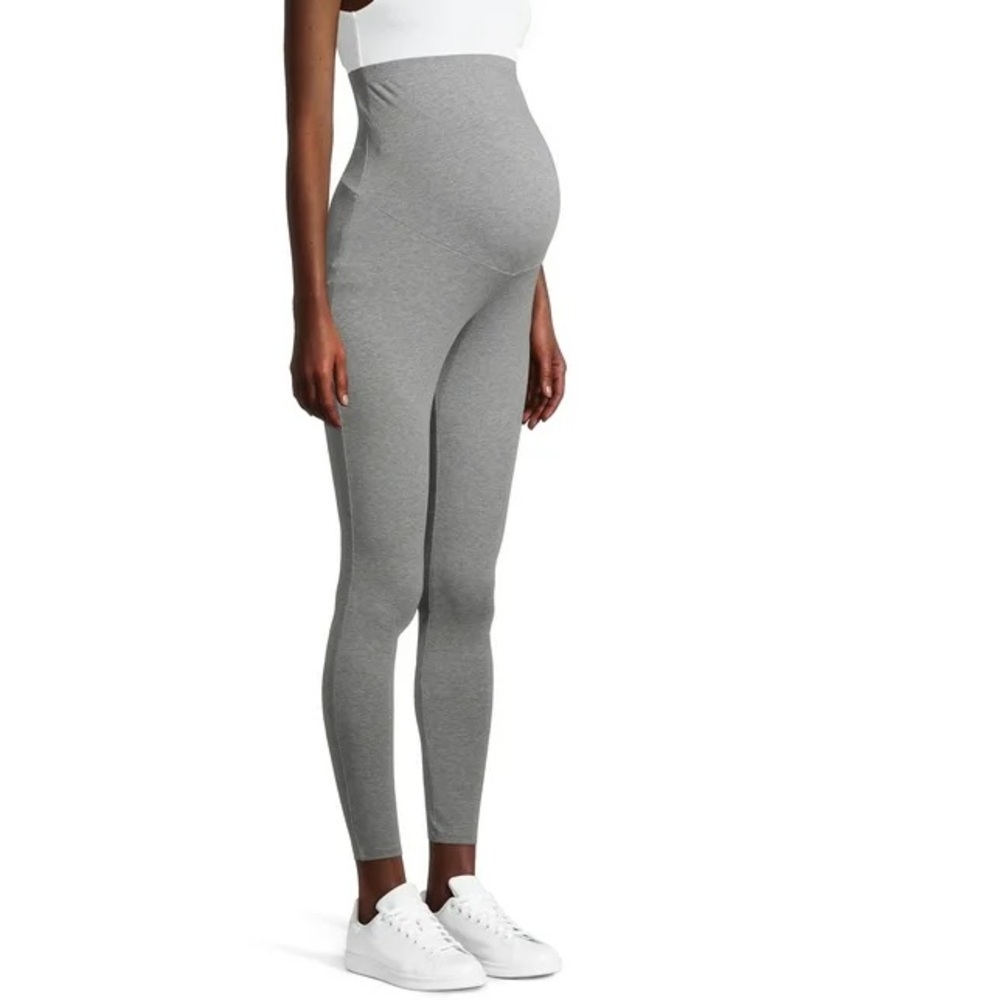 Time and Tru Maternity NWT Gray High-Waisted Leggings
